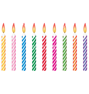 380x400 Birthday Candles Clipart