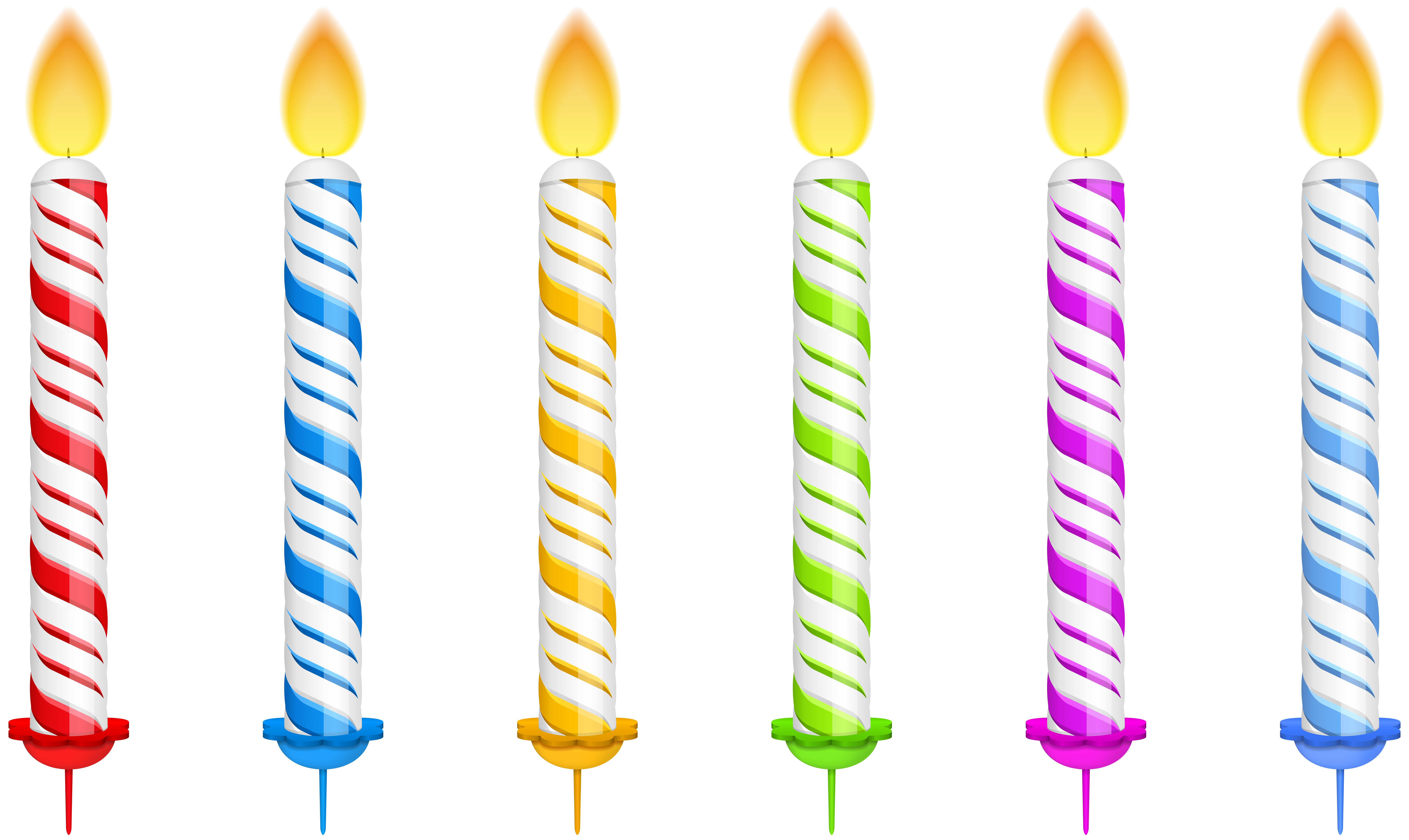 8000x4772 Birthday Candles Transparent Png Clip Art Imageu200b Gallery