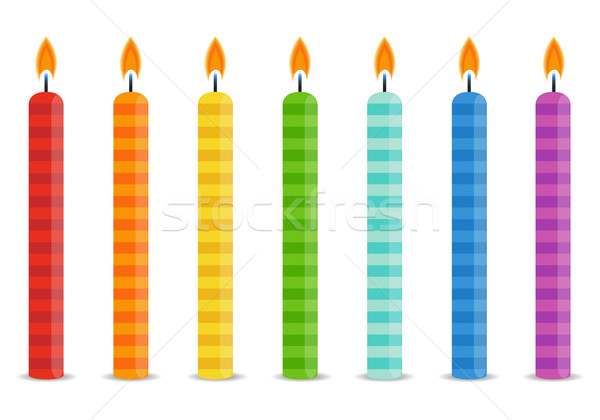 600x420 Birthday Candles Isolated Stock Photos, Stock Images And Vectors