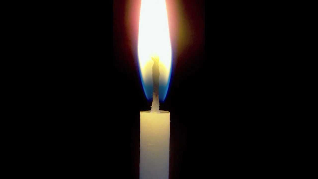 1280x720 Time Lapse Burning Birthday Candle