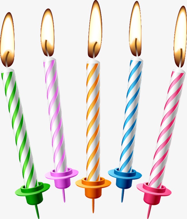 650x764 Birthday Candles, Birthday, Candle Png And Vector For Free Download