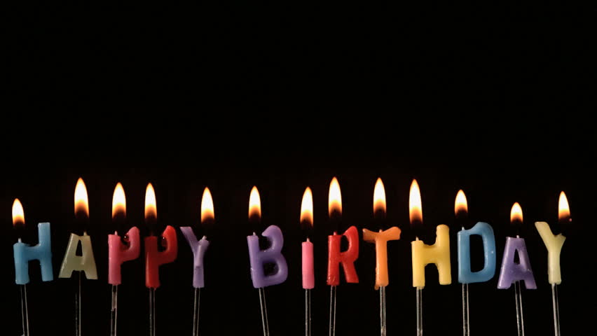 852x480 Birthday Candle Stock Footage Video Shutterstock