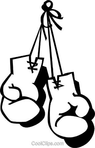 309x480 Boxing Gloves Royalty Free Vector Clip Art Illustration Vc060092