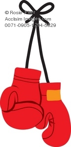 145x300 Clipart Illustration Of Boxing Gloves