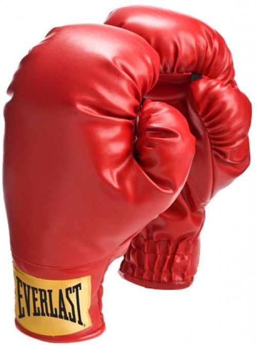 500x671 Everlast Traditional Training Boxing Gloves Small Size Red Mn