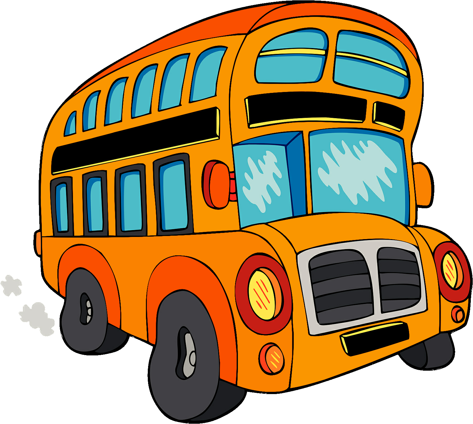 1517x1360 Cartoon Bus Png Clipart