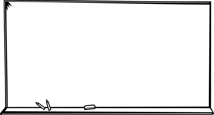 700x377 Free Chalkboard Clipart Black And White Image