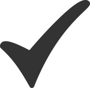 300x294 Check Mark Clip Art