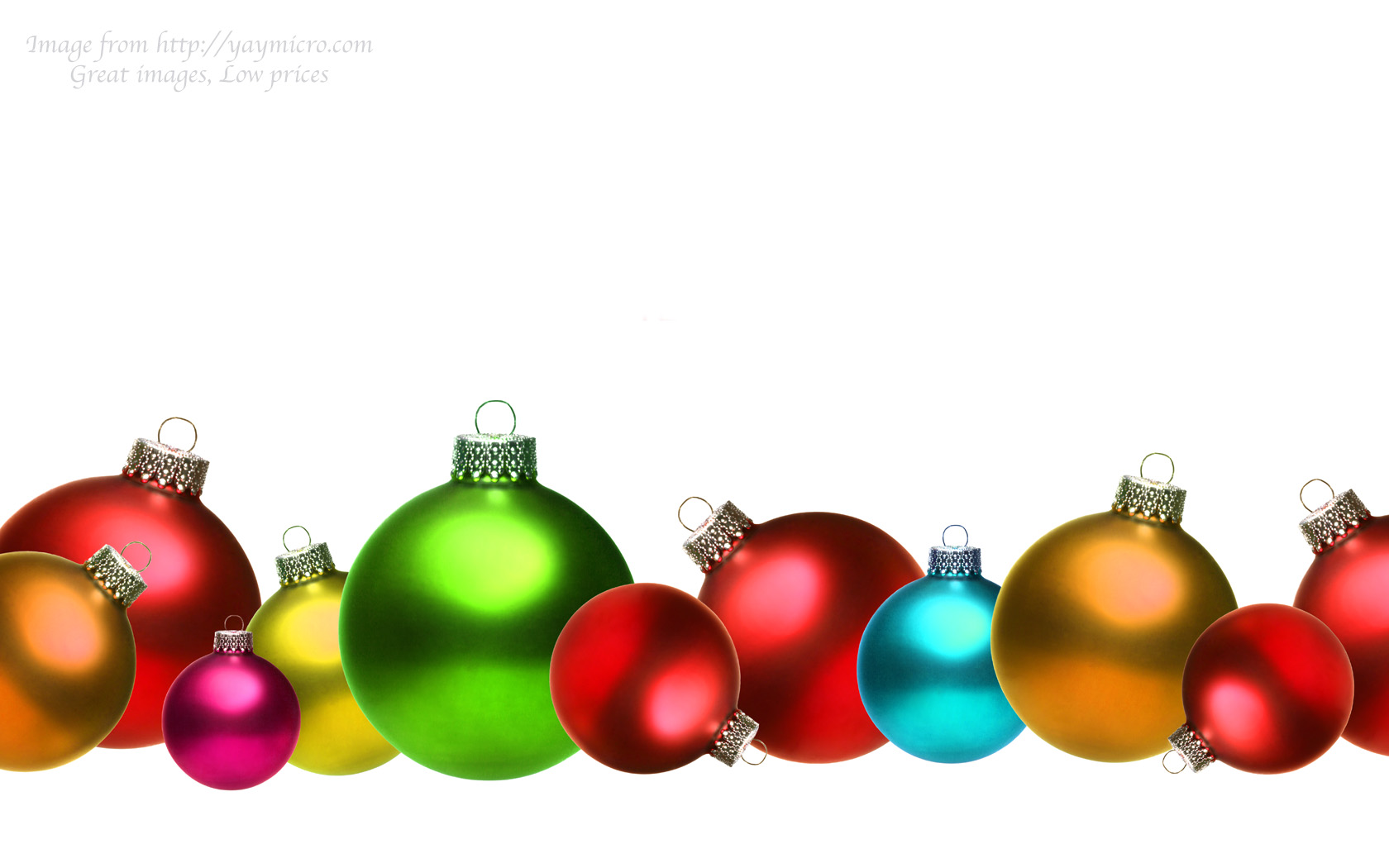 1680x1050 Christmas Ornament Border Clipart Free