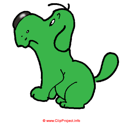 400x400 Green Dog Clip Art Image Free