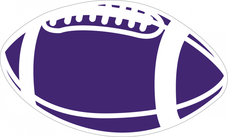 800x479 Football Clipart Purple