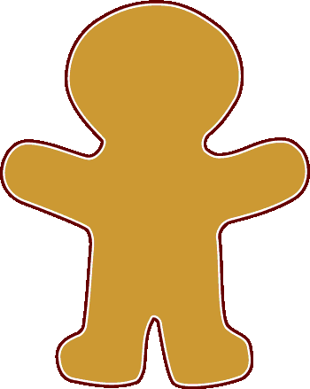 350x439 Gingerbread Man Clip Art Free Free Clipart Images 2