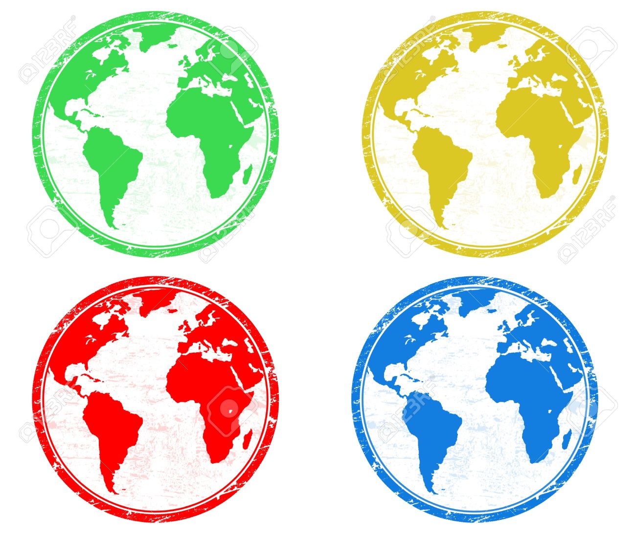 1300x1100 Globe Clipart Colored