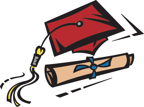 500x371 Maroon Graduation Cap Clipart