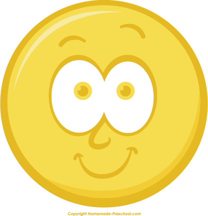 416x432 Free Smiley Face Clipart