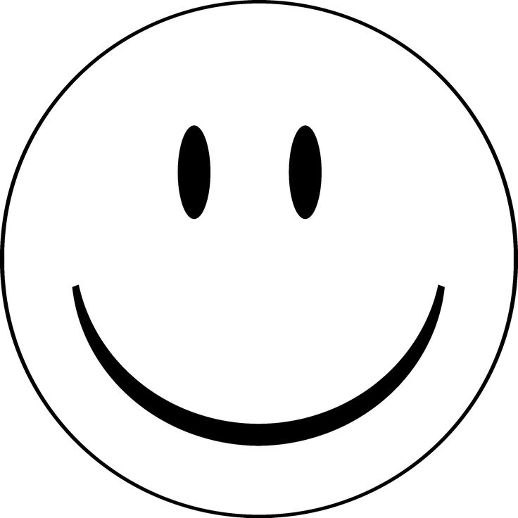 736x736 Smiley Face Black And White Free Clipart Images