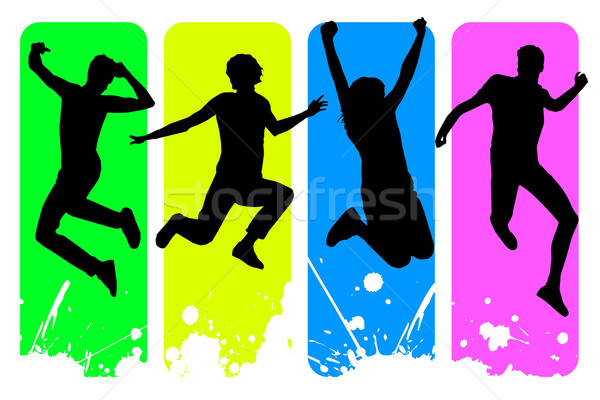 600x400 Happy People Stock Vectors, Illustrations And Cliparts Stockfresh