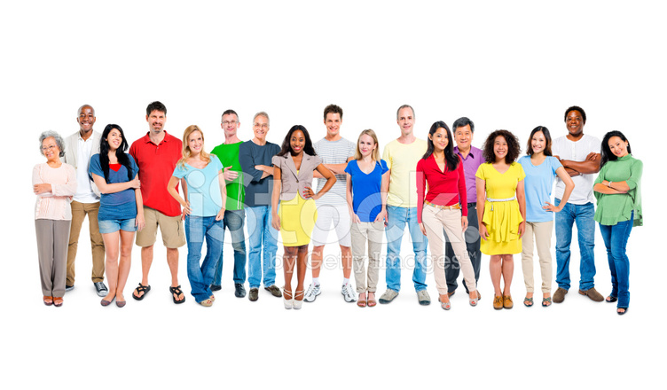 752x440 Multi Ethnic Group Of Happy People Standing Together Stock Photos