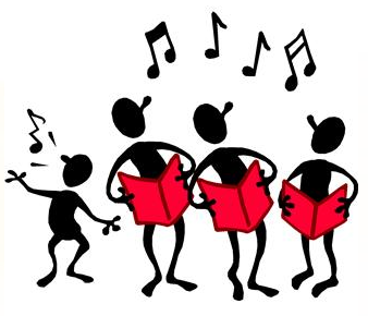 338x290 Happy People Singing Clipart Png