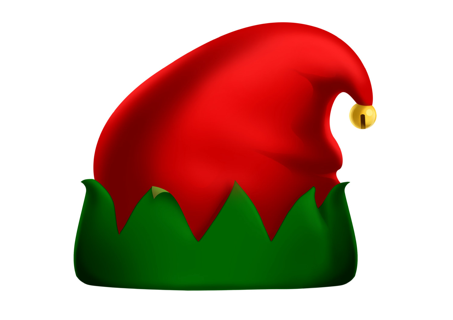 1500x1061 Elf Hat Clipart