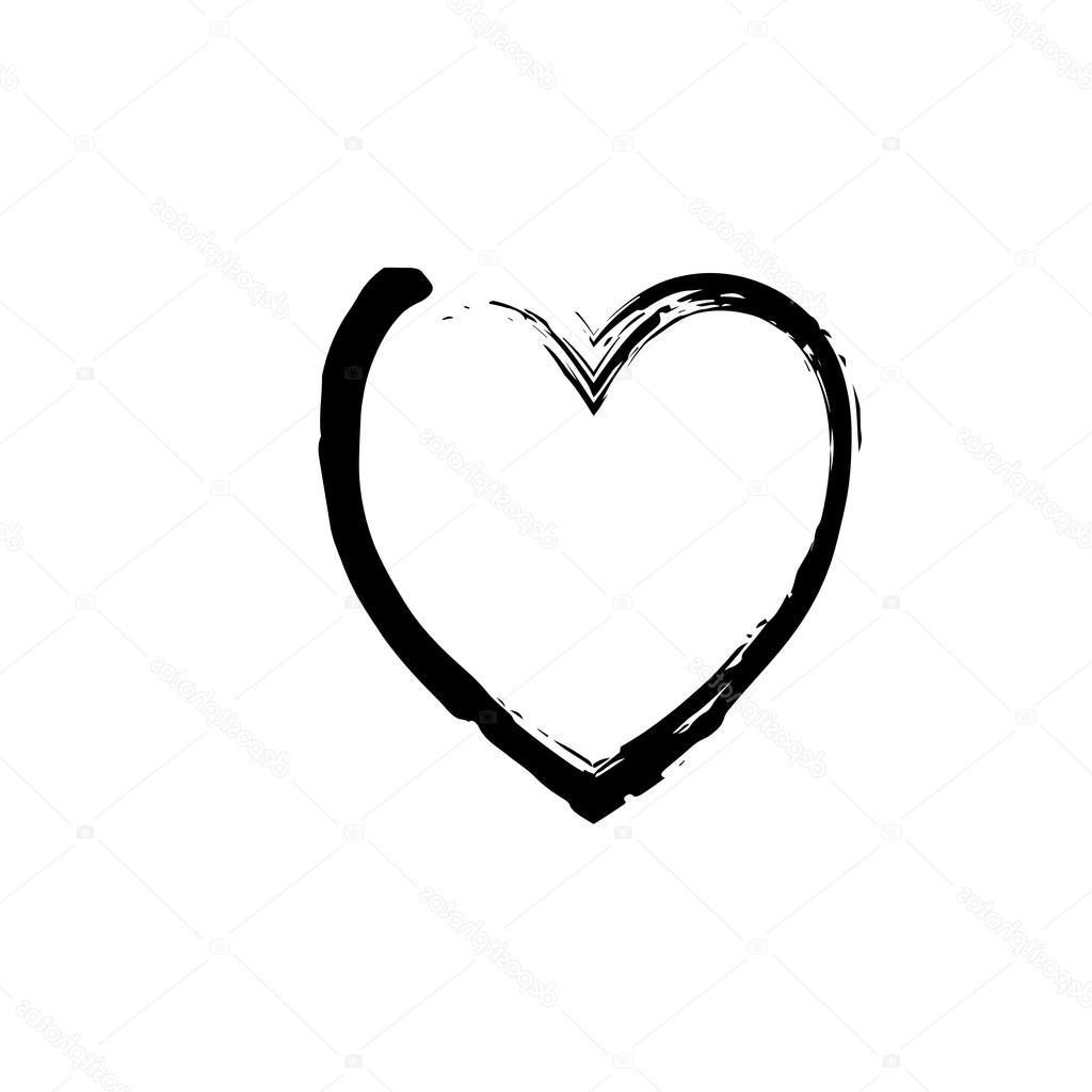 1024x1024 Best Stock Illustration Heart Shape Symbol Love Vector File Free