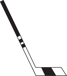 262x300 Hockey Stick Clipart Image