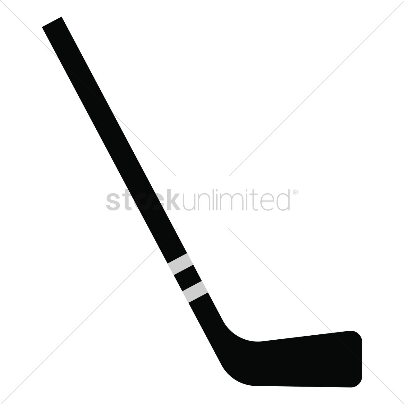 1300x1300 Ice Hockey Stick Vector Image