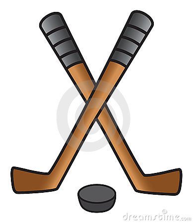 389x450 Hockey Sticks Clipart
