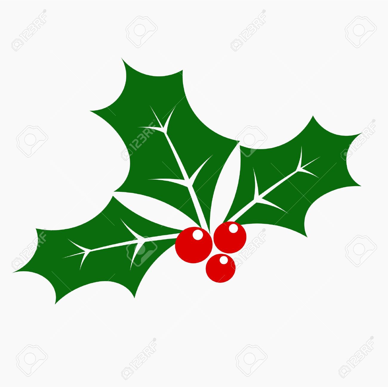 1300x1297 Holly Berry Clipart