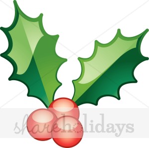 300x297 Shiny Holly Berries Holly Clipart