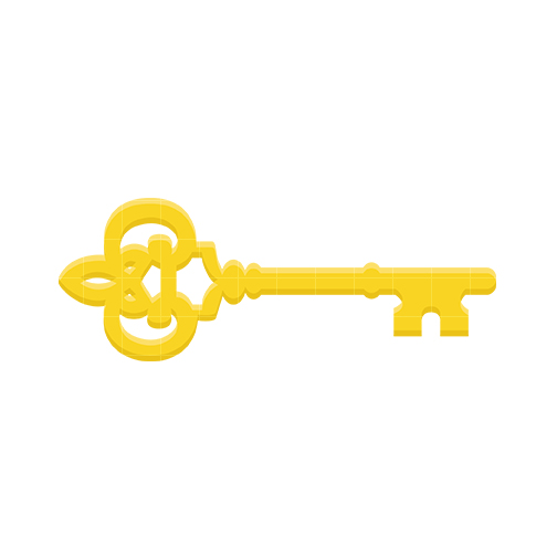 504x504 Door Key Clipart 3