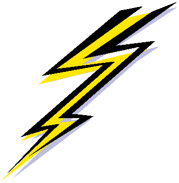 356x364 Lightning Bolt Green Lighting Clip Art