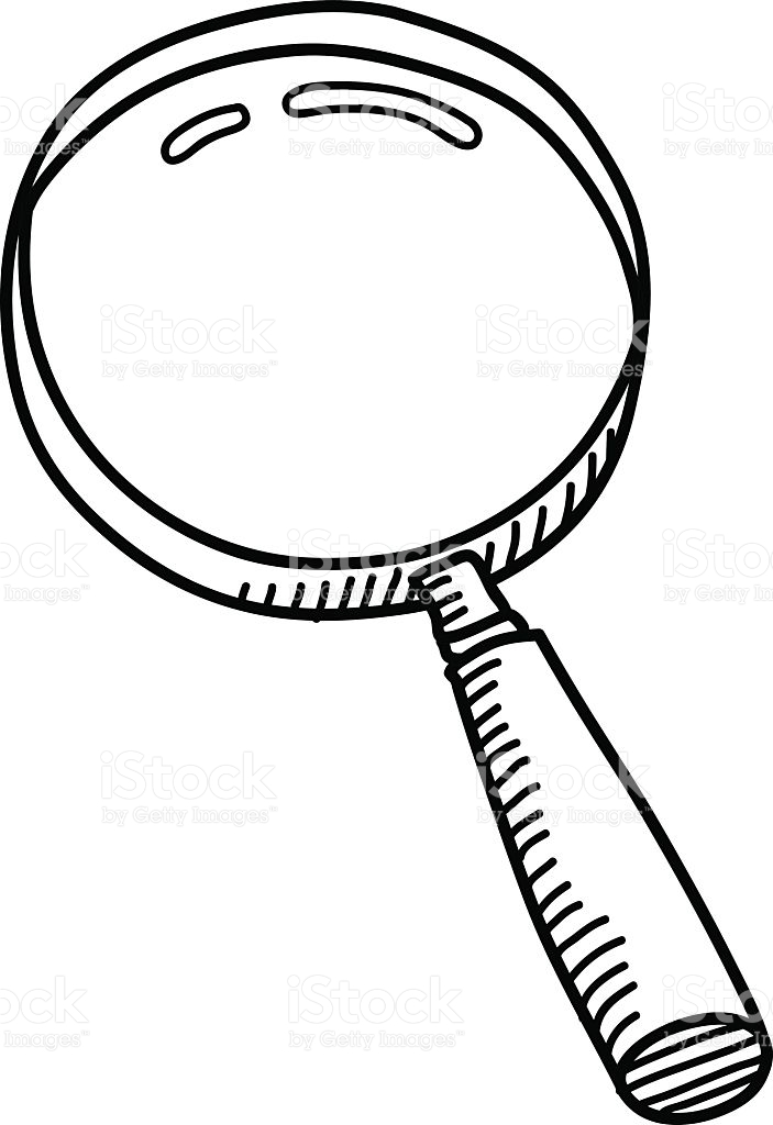 703x1024 Drawn Glass Magnifying Glass