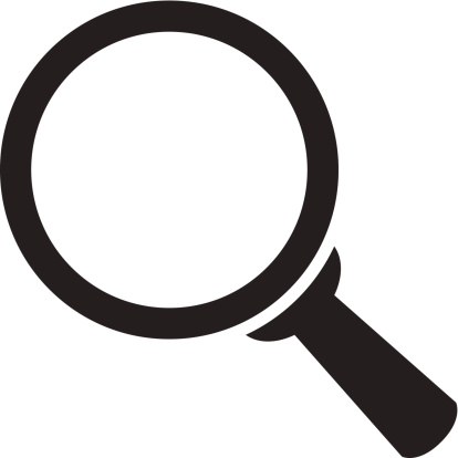 414x414 Magnifying Glass Clipart