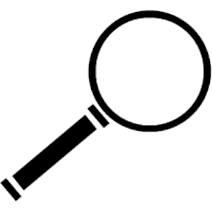 300x300 Magnifying Glass Clipart Transparent Background 2