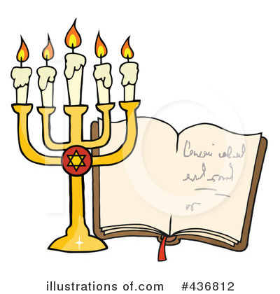 400x420 Menorah Clipart