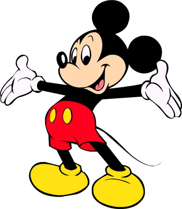 600x687 Mickey Mouse Clipart Free Clip Art Images Picture, Mickey Mouse