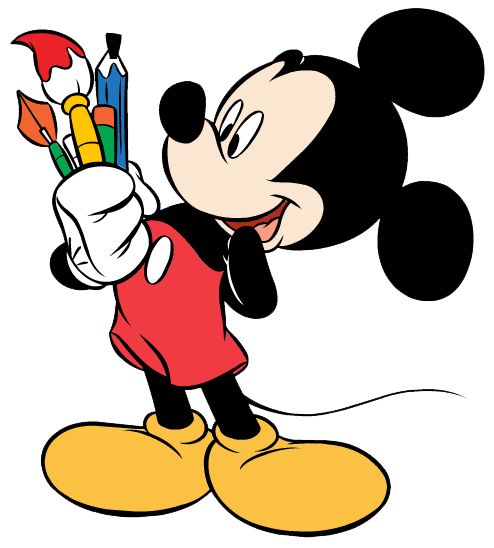 494x548 Drawing Clipart Mickey Mouse