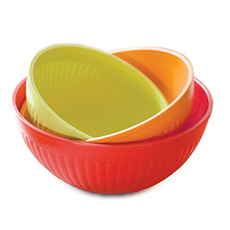 463x463 Nordic Ware Prep And Serve Mixing Bowl Set, 3 Piece