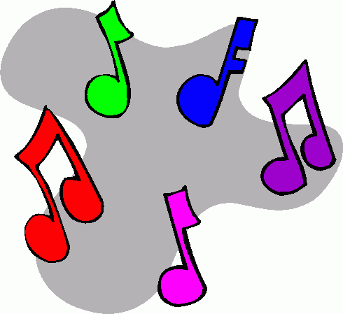 490x449 Music Notes Clipart Colorful Free Images