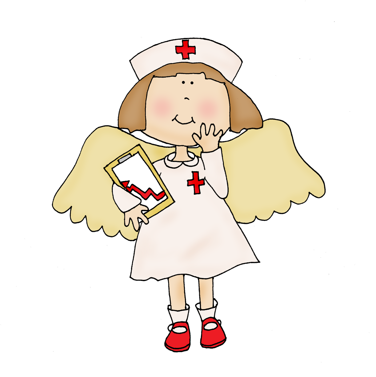 1597x1600 Nurse Clipart Angel