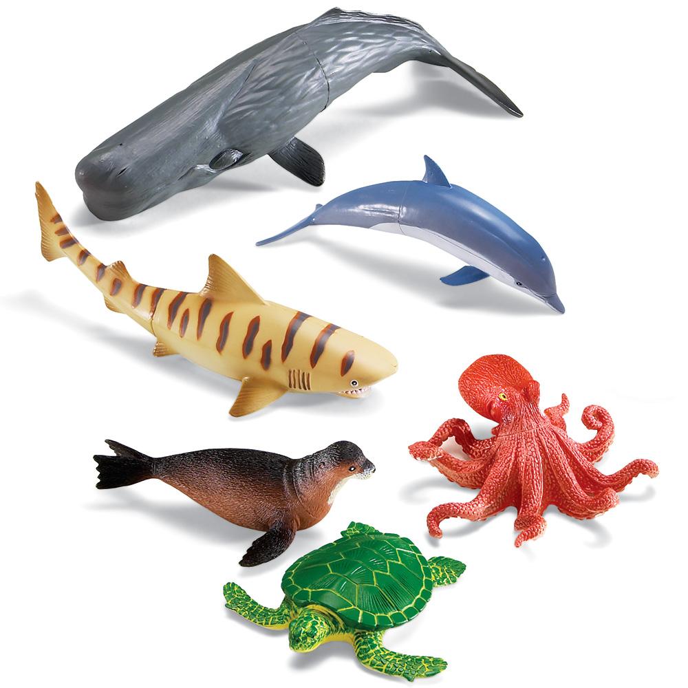 1000x1000 Learning Resources Jumbo Animals, Ocean Animals, Figures