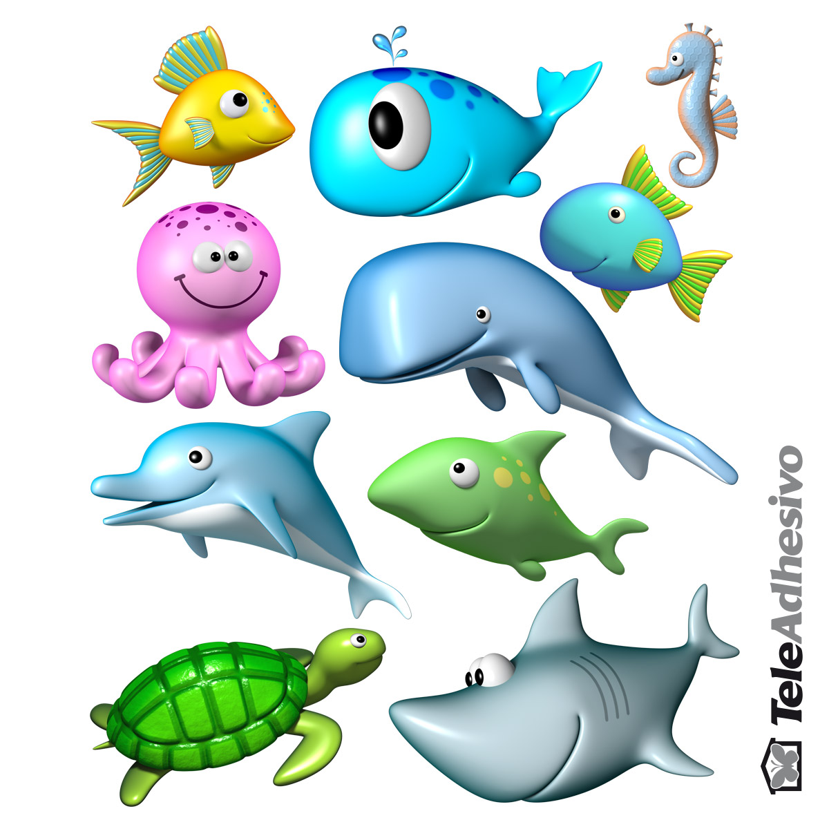 1200x1200 Kit Ocean Animals
