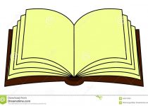 210x150 Clip Art Open Book Template Clip Art