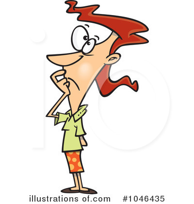 400x420 Cartoon Images Of Person Thinking