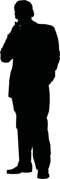 198x585 Person Thinking Clipart