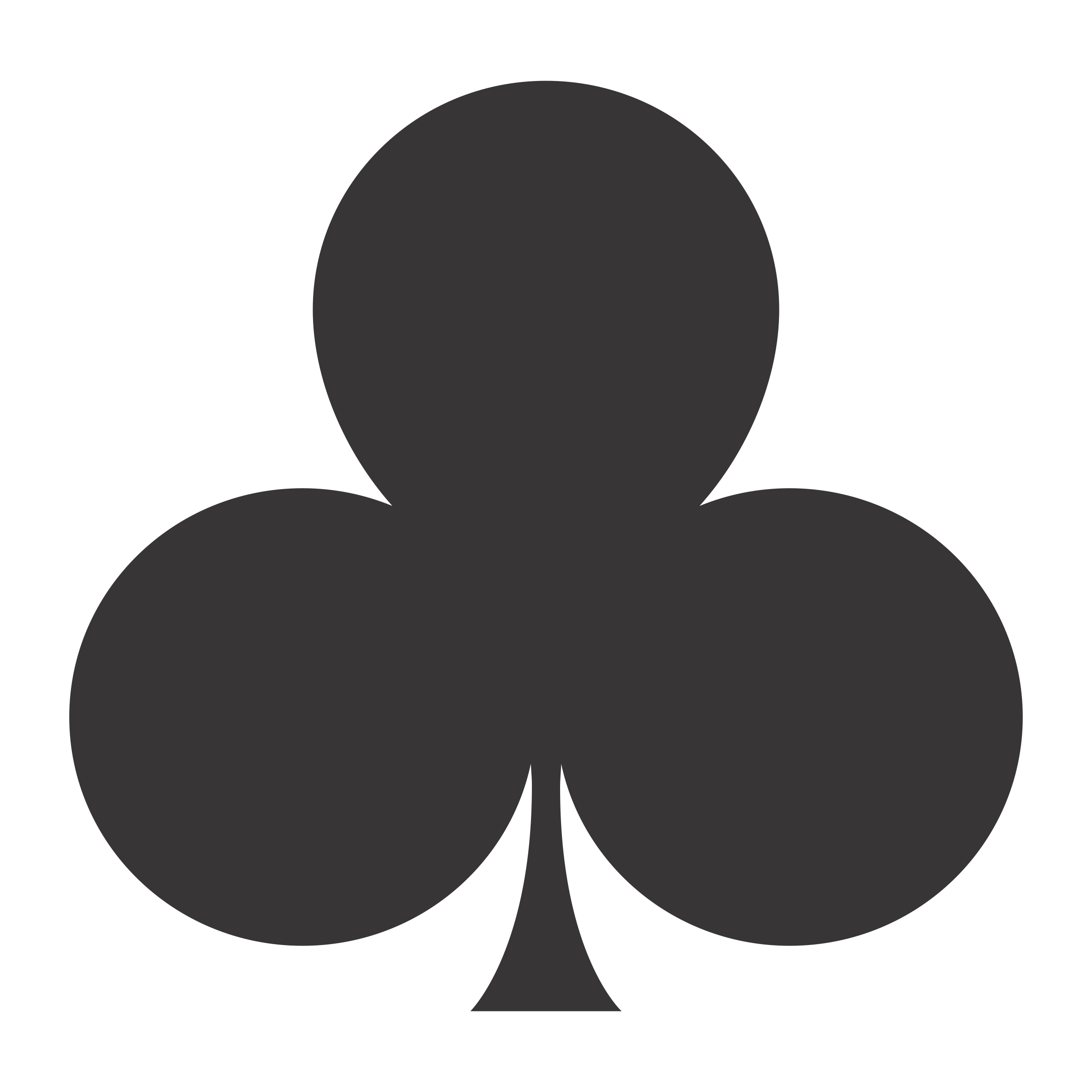 2400x2400 Club Clipart Playing Card Suit