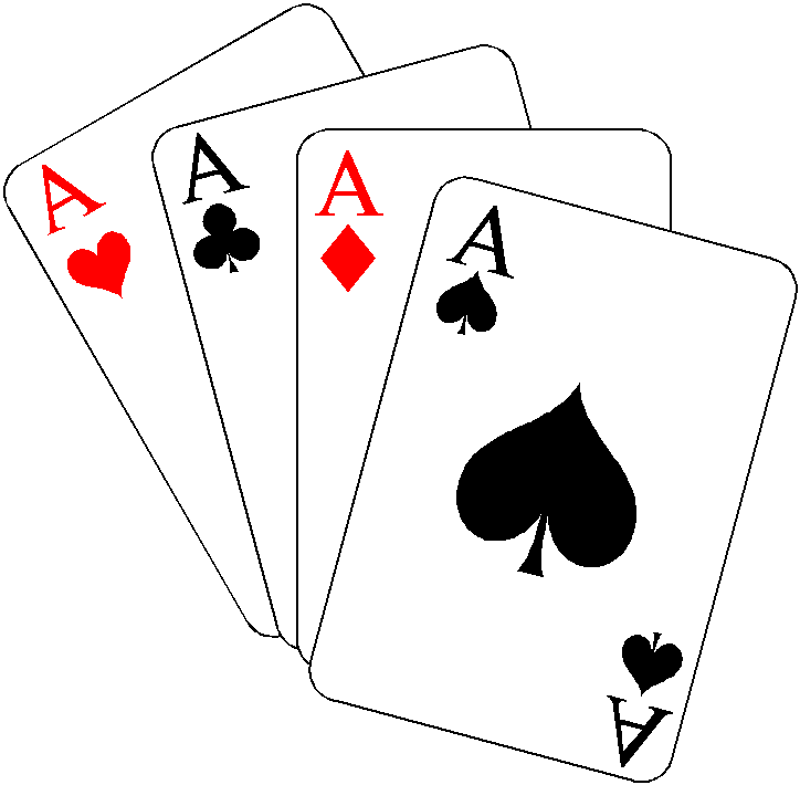 724x710 Aces Playing Cards Clipart