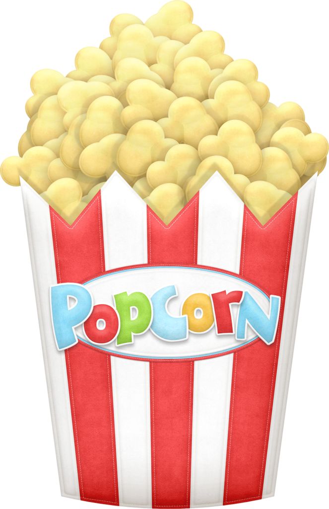 663x1024 Popcorn Clipart Carnival Food