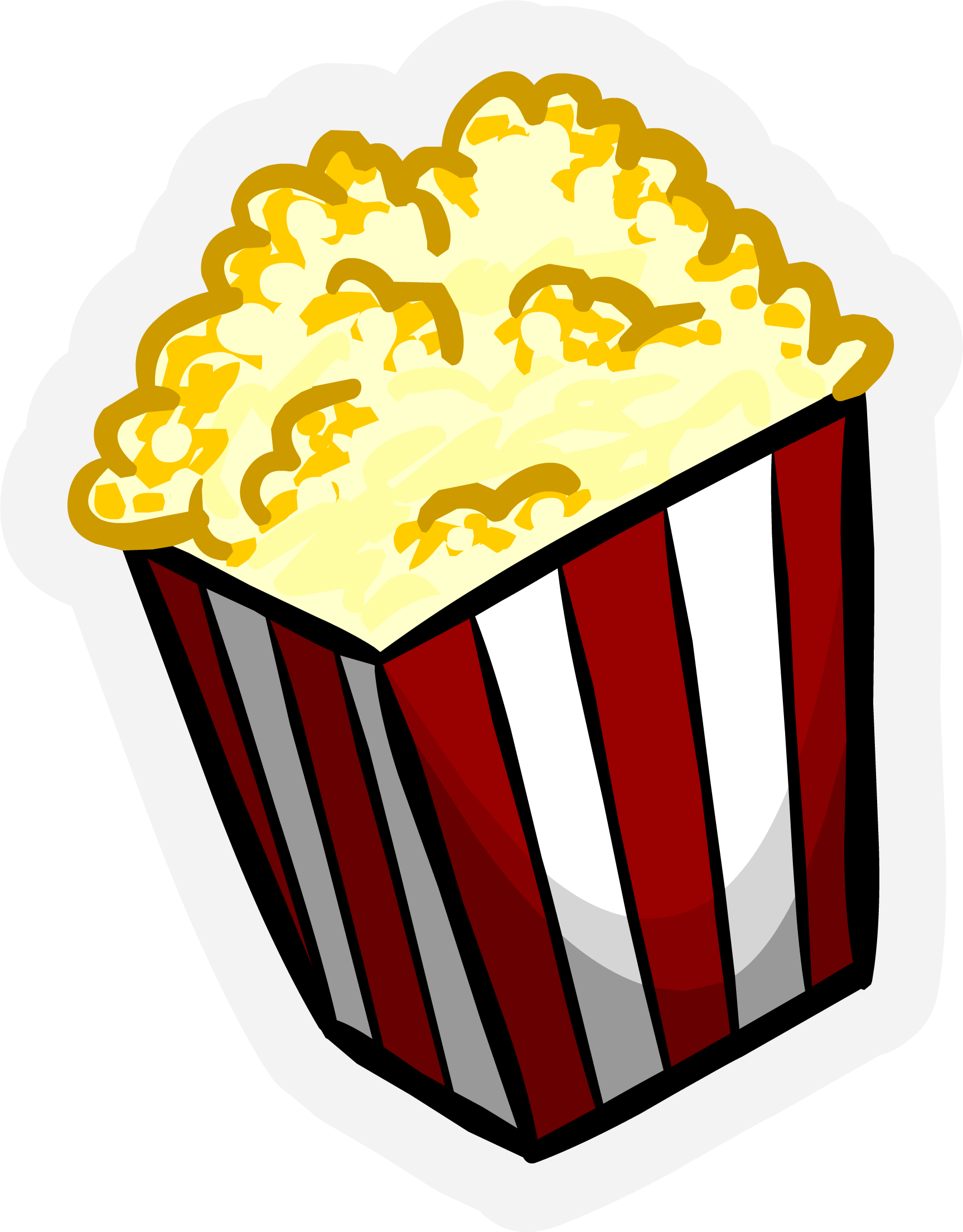 1727x2209 Popcorn Clipart Gambar